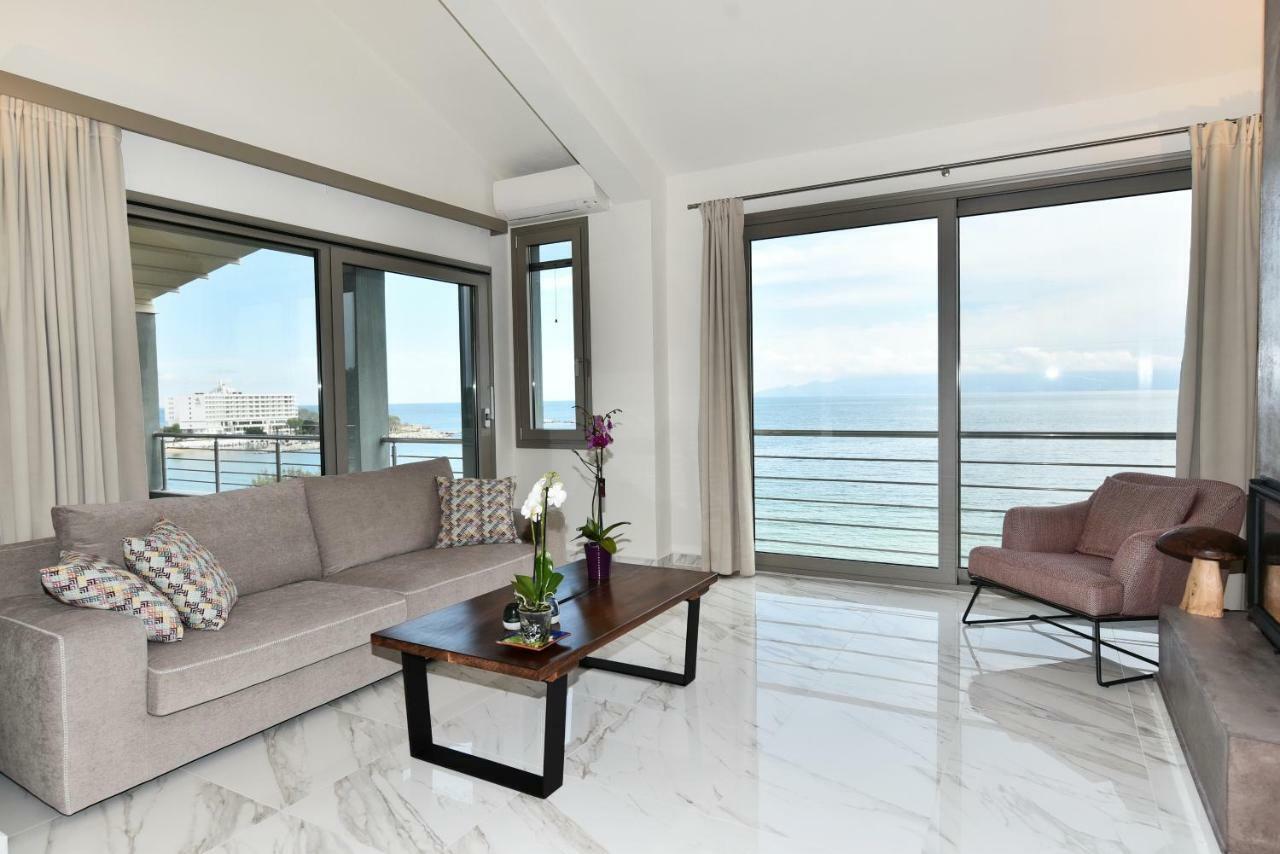 Thala-Sea Luxury House Villa Kavala Bagian luar foto
