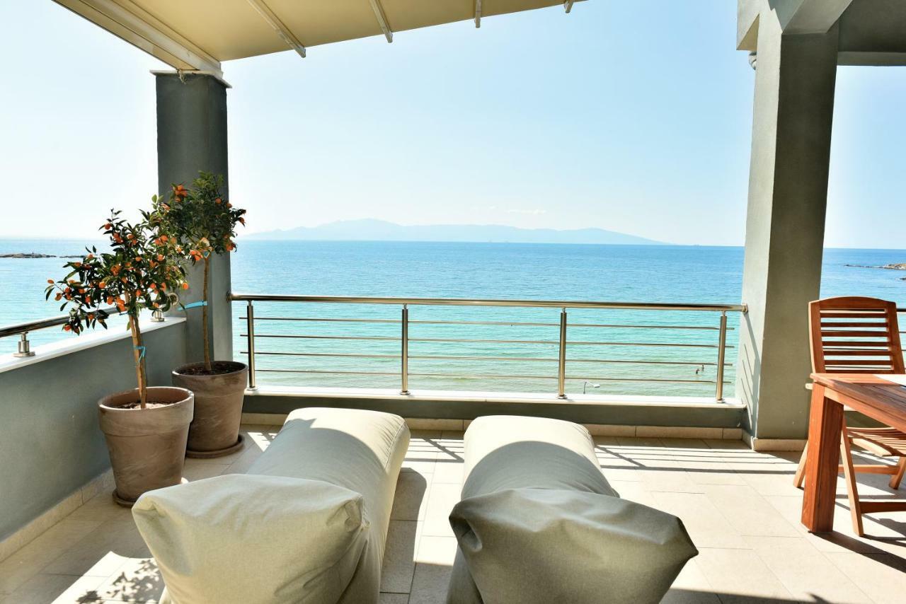 Thala-Sea Luxury House Villa Kavala Bagian luar foto